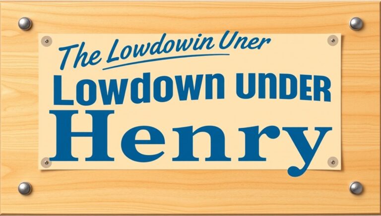 mark thelowdownunder henry